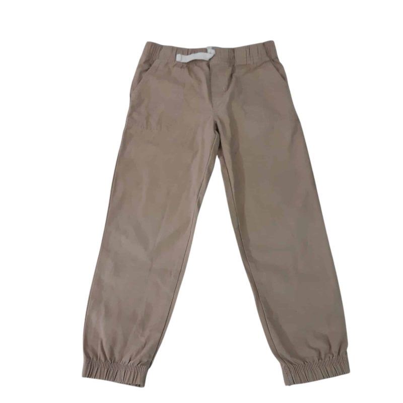 PANTALON GABARDINA BEIGE PIOLAS BLANCAS CARTERS T5 CON PUÑOS