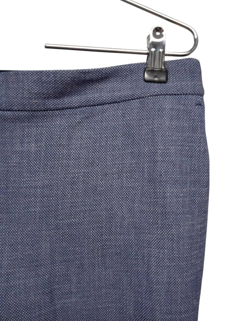 PANTALON TELA AZUL BCO CIRCULITOS ZARA T XL - Imagen 2