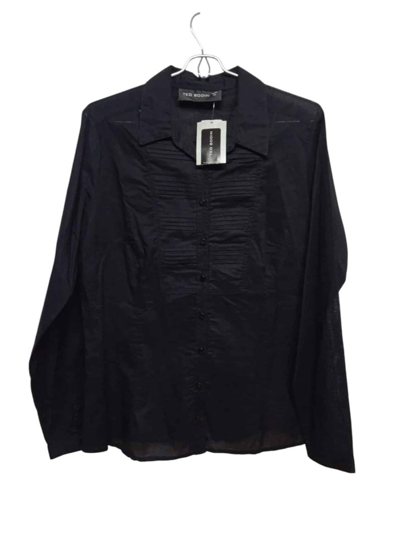 CAMISA NEGRA TABLITAS TED BODIN T 48 NVA
