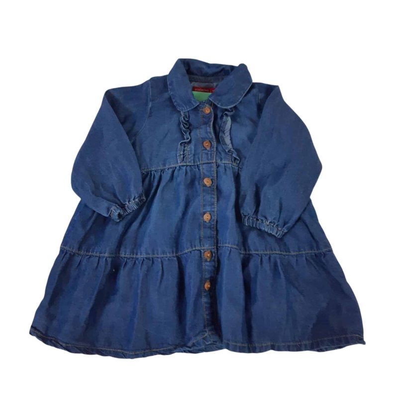 VESTIDO JEAN M/L MINIMIMO T6M