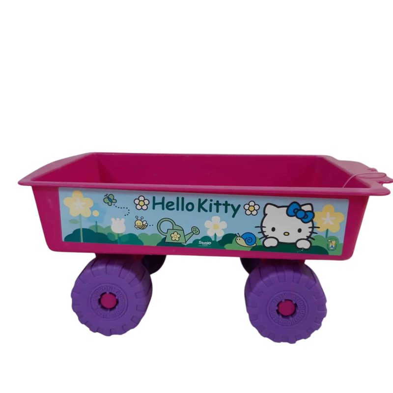 CARRO DE PLASTICO FUCSIA HELLO KITTY SANRIO