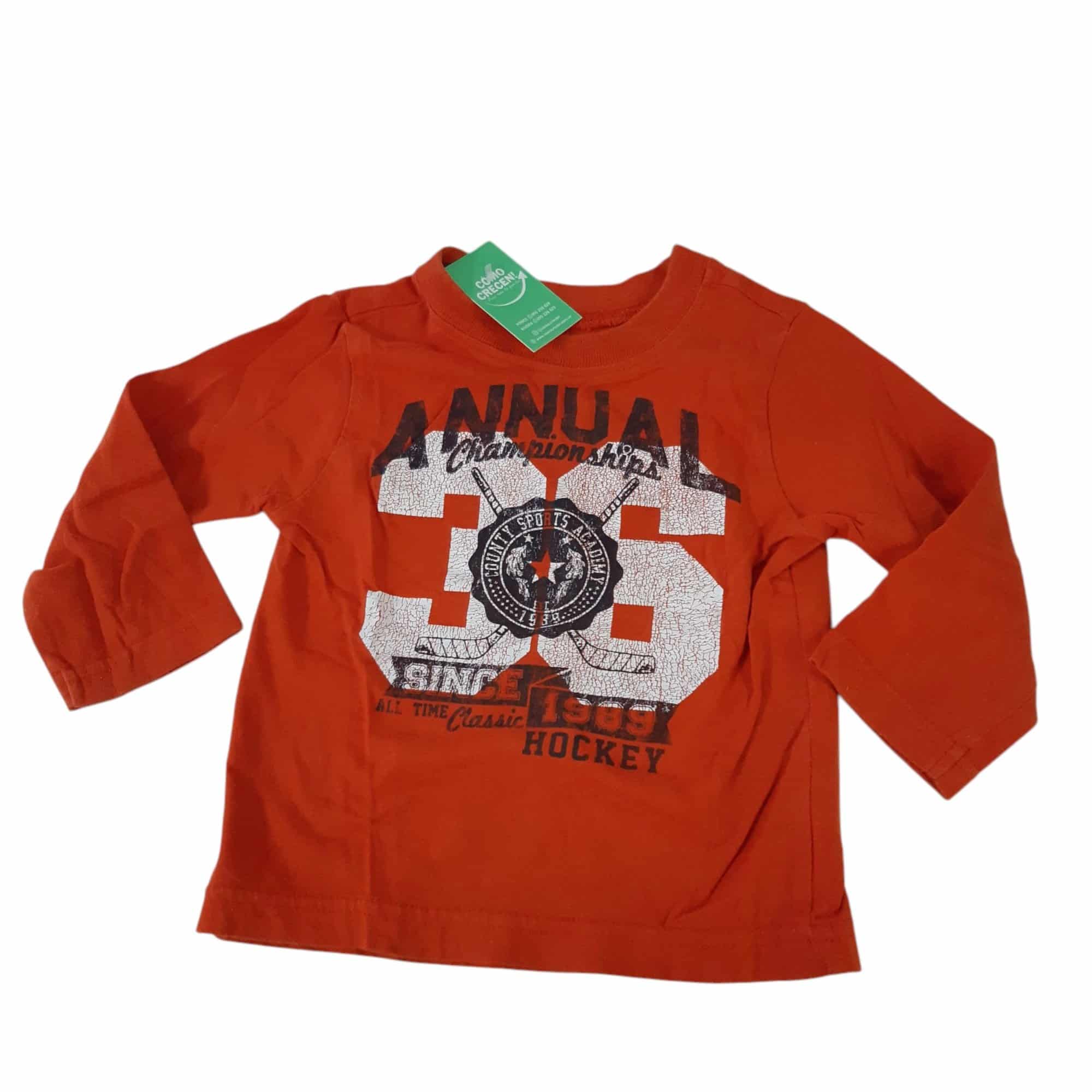 REMERA ALG NARANJA ANNUAL CHAMPIONSHIPS PLACE T9/12M