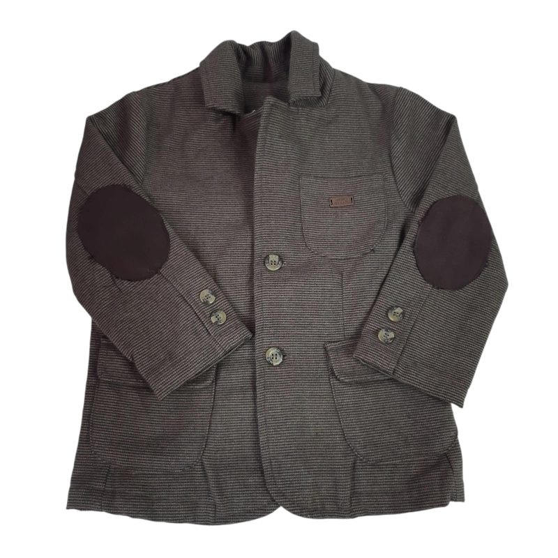 SACO MARRON RAYAS NEGRAS MIMO BRAND T3