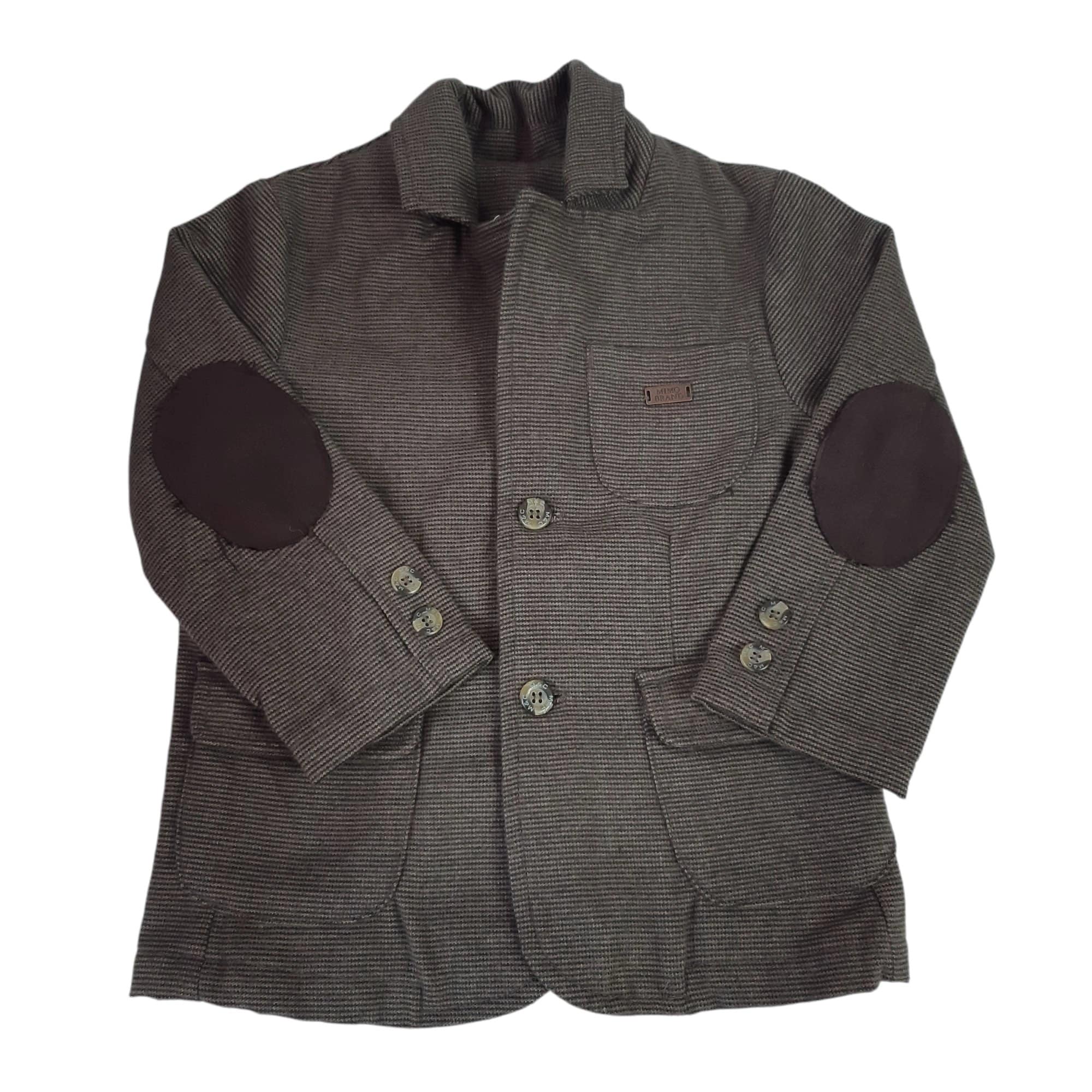 SACO MARRON RAYAS NEGRAS MIMO BRAND T8