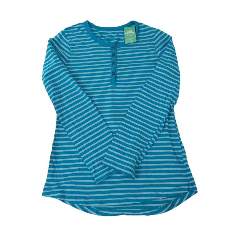 REMERA RAYADA CELESTE BOTONES ARIZONA T10/12 GT