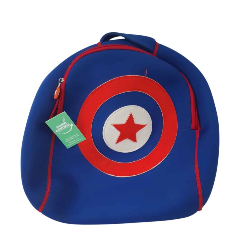MOCHILA NEOPRENO AZUL ROJA CAPITAN AMERICA WAYKAP