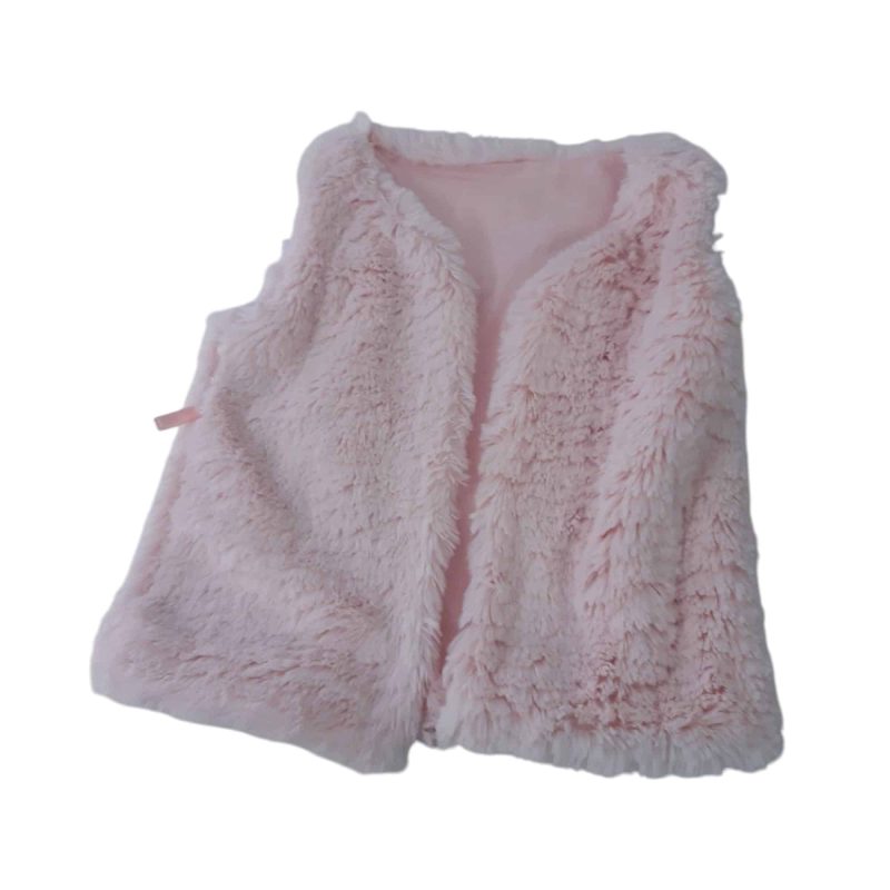 CHALECO PELUDITO ROSA PLAYGROUND T1
