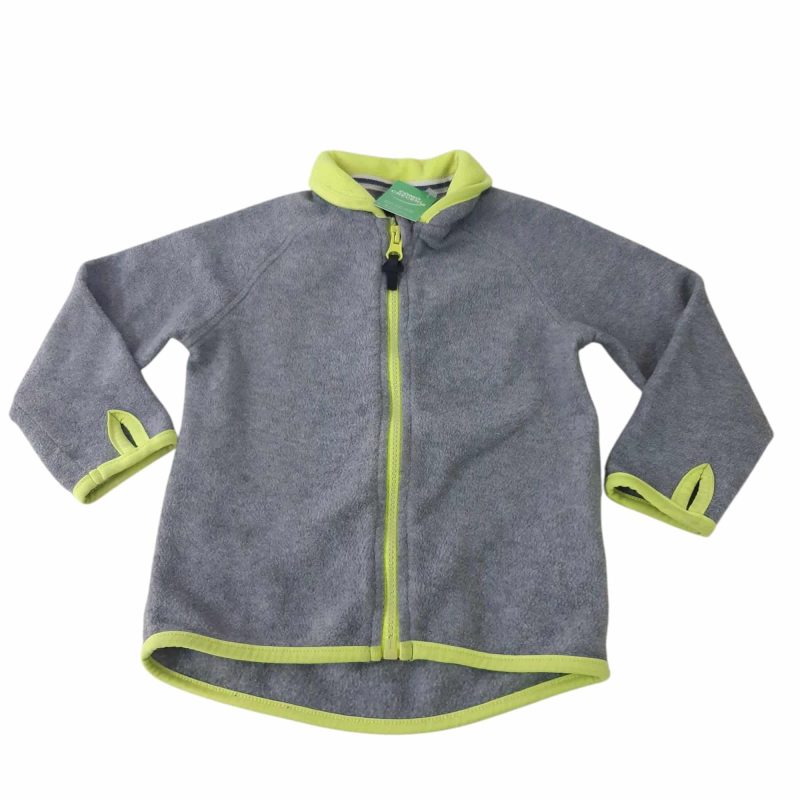 CAMPERA POLAR GRIS BORDE AMARILLO FLUO BRONZINI T9/12M FR