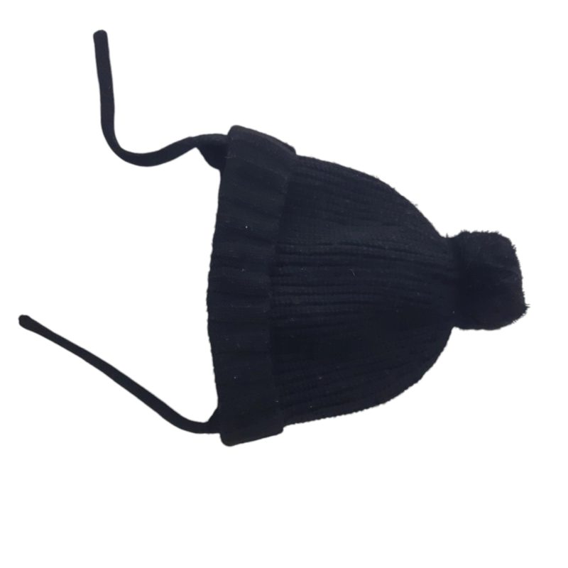 GORRO LANA NEGRO POMPON ZARA