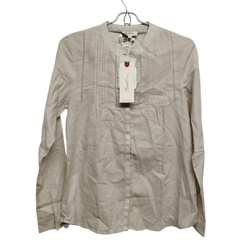 CAMISA BEIGE TABLITAS DANIEL CASSIN TS NUEVO