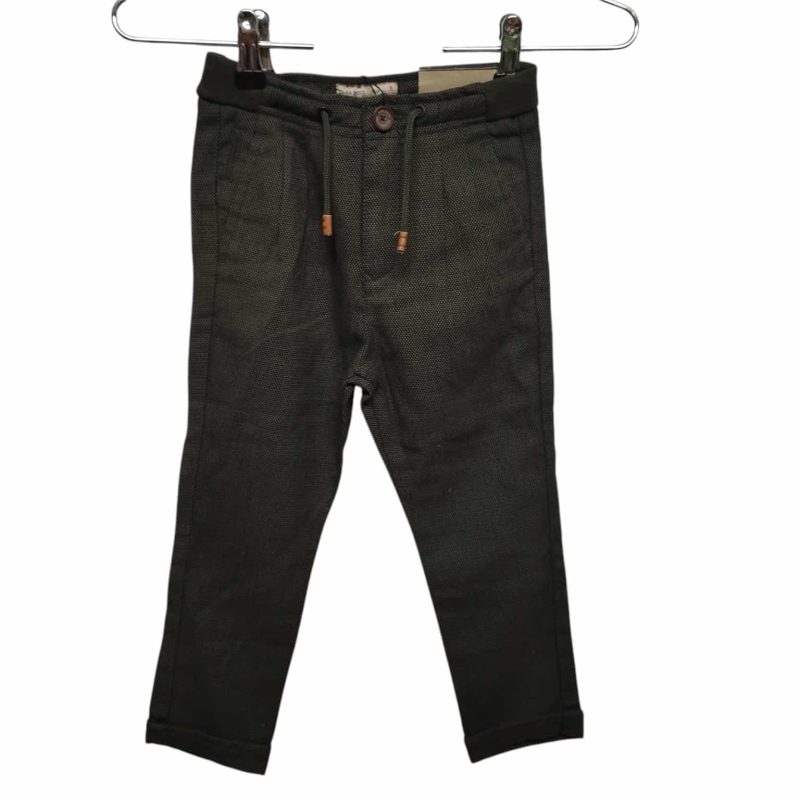PANTALON VERDE PIOLAS PINZAS ZARA T5 NUEVO