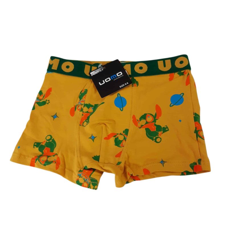BOXER AMARILLO STITCH T6/8