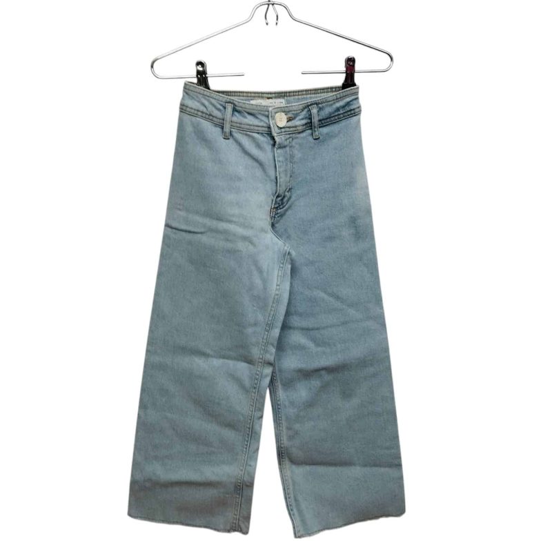JEAN ANCHO CLARITO FLECOS ZARA T9