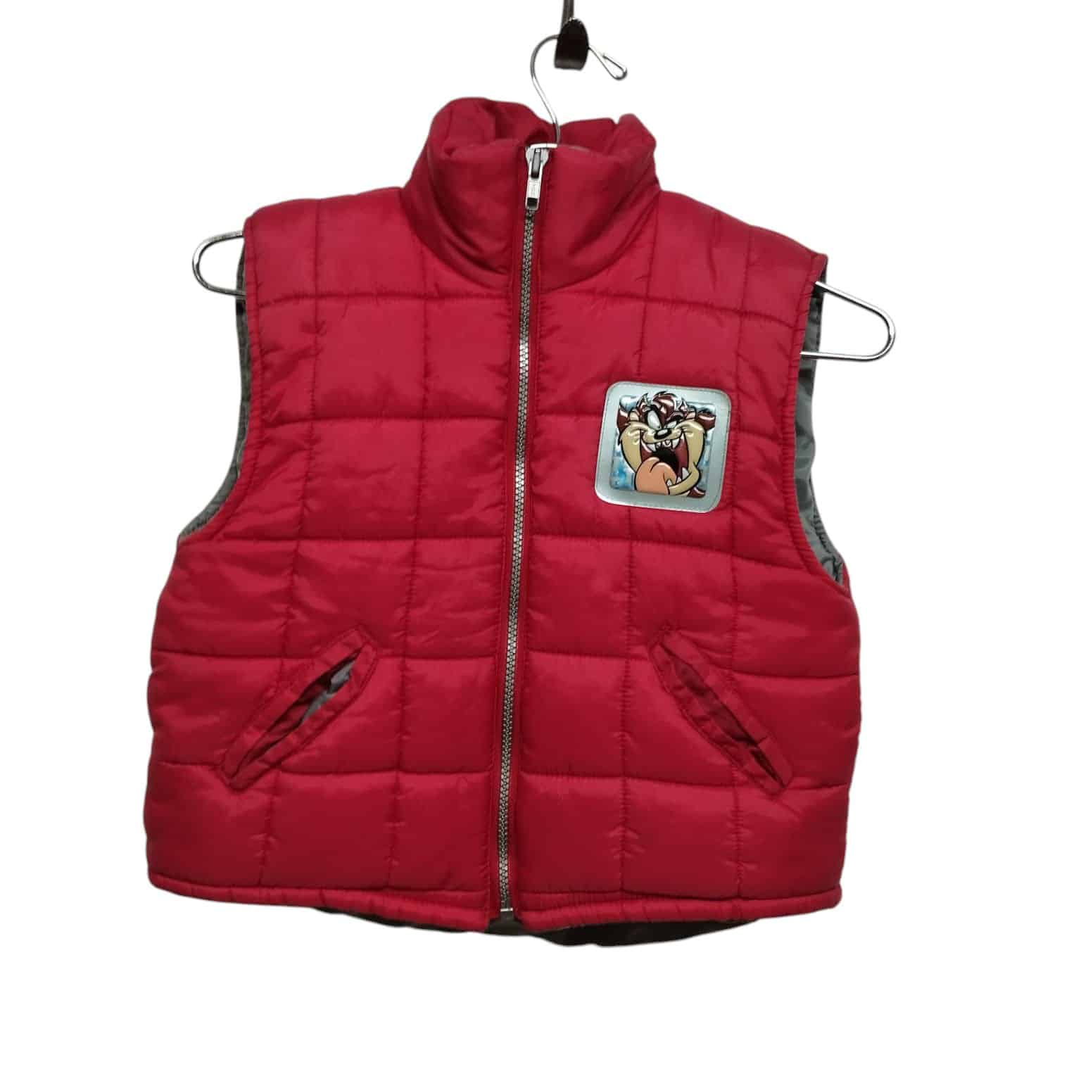 CHALECO ROJO GRIS DEMONIO DE TAZMANIA LOONEY TUNES T 5
