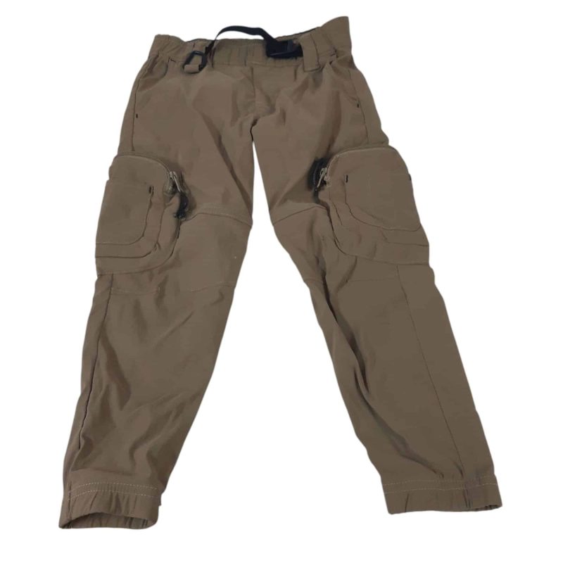 PANTALON CARGO MARRON PUÑOS SIN MARCA T4/5 ENGANCHE