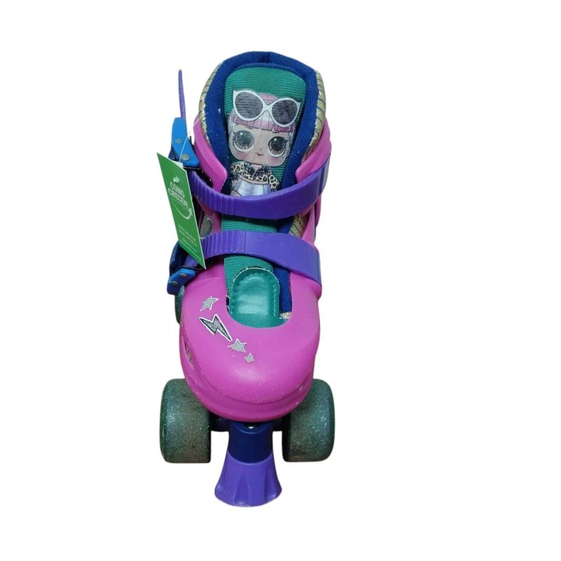 PATINES 4 RUEDAS ROSADO AZUL VIOLETA LOL T 29 AL 32 RASP