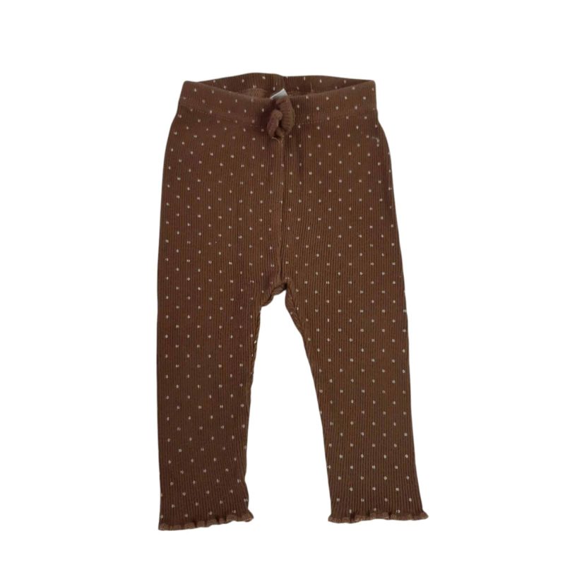 CALZA MARRON LUNARES BCOS MOÑA BAS T3/6M GT