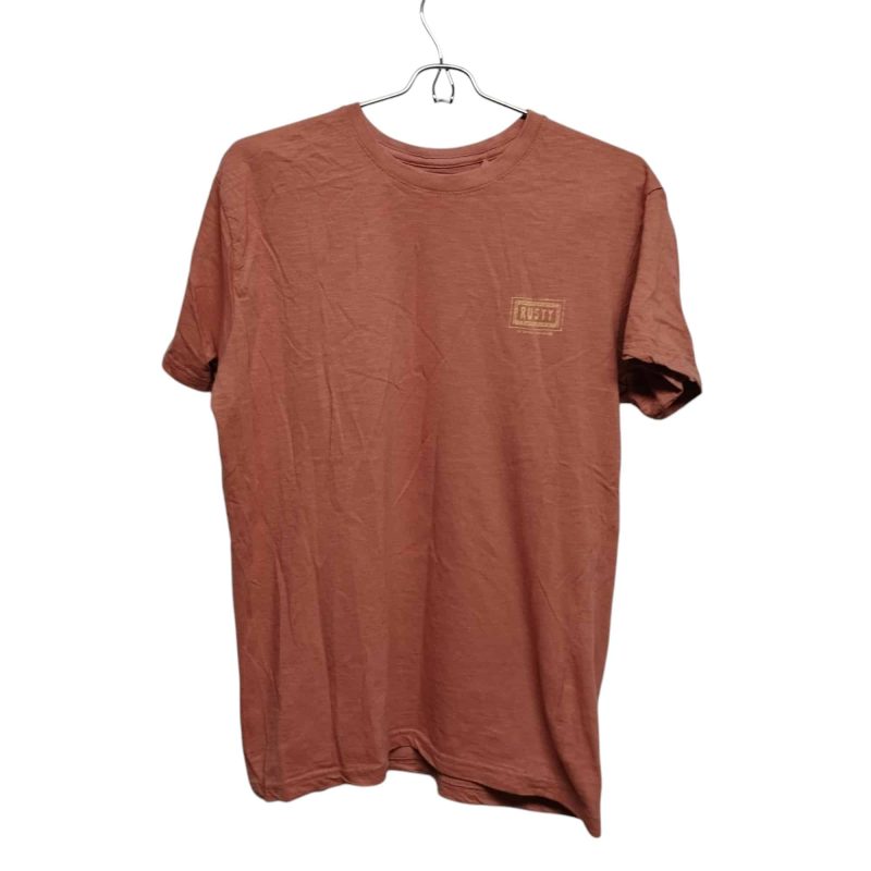 REMERA ROSADA RUSTY ESPALDA ESTAMPADA T SMALL