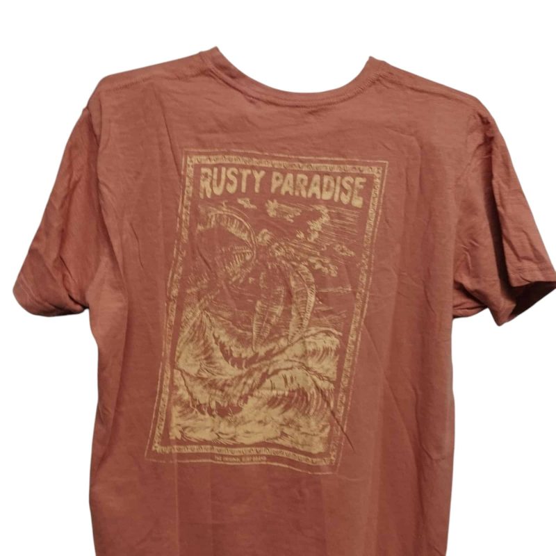 REMERA ROSADA RUSTY ESPALDA ESTAMPADA T SMALL - Imagen 2