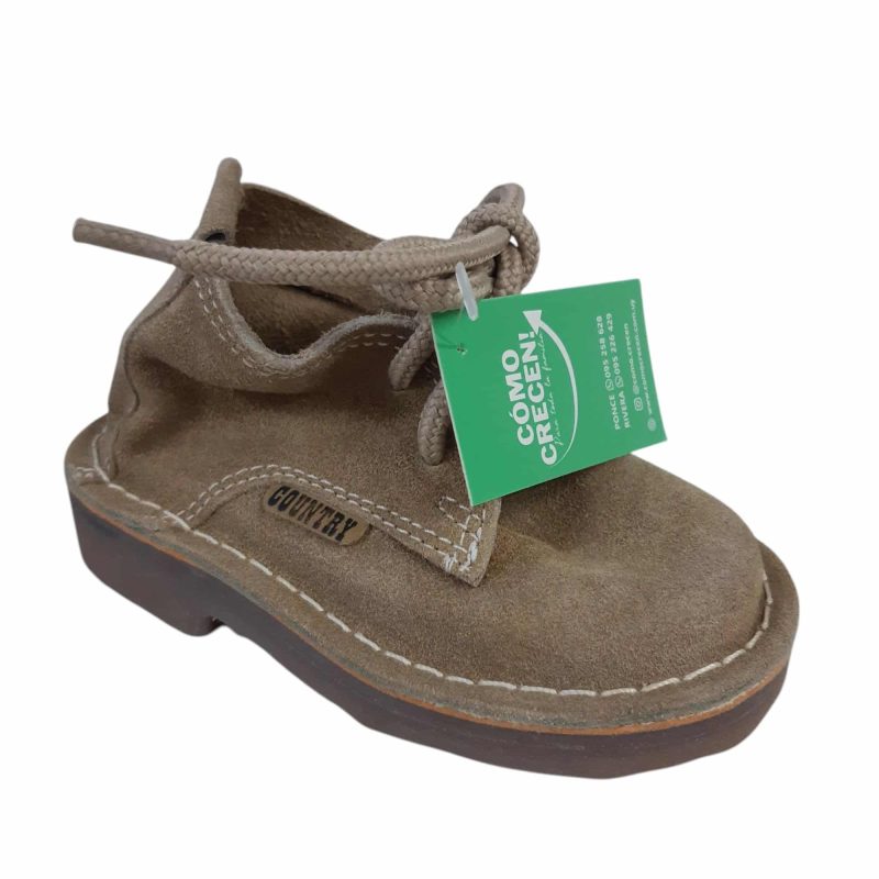 BOTITA GAMUZA BEIGE COUNTRY T23CORDONES