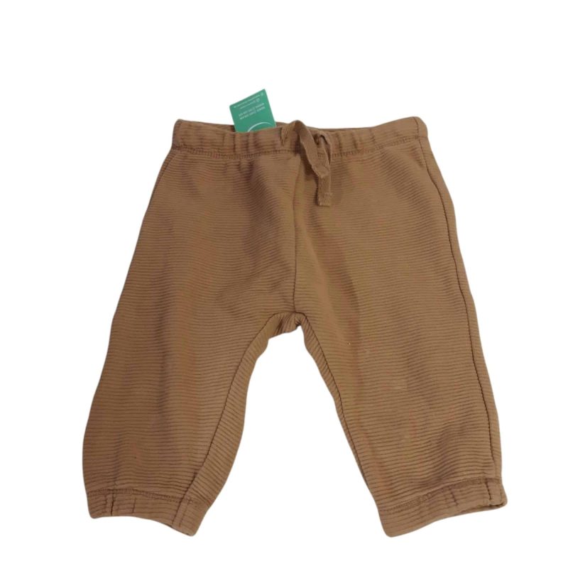 PANTALON LINEAS MARRON PIOLAS PUÑOS SIN ETIQ T6M AP