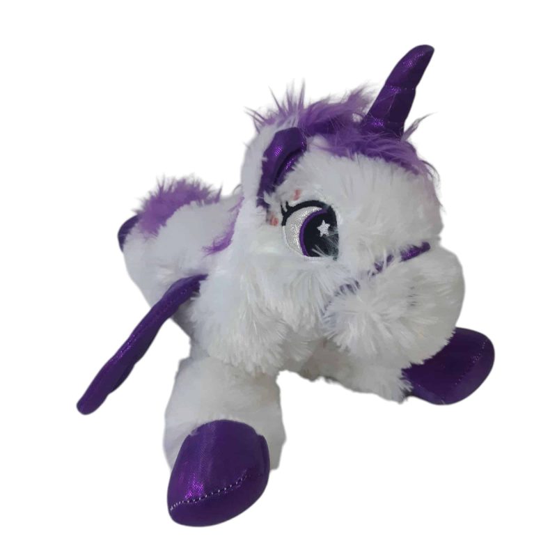 UNICORNIO BCO VIOLETA PELUCHE CHICO PHI PHI
