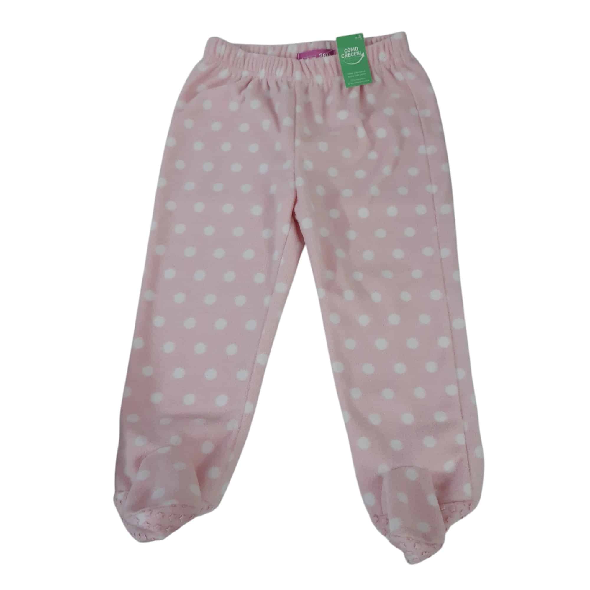 PELELE POLAR ROSADO LUNARES BLANCOS BOULEVARD T36M