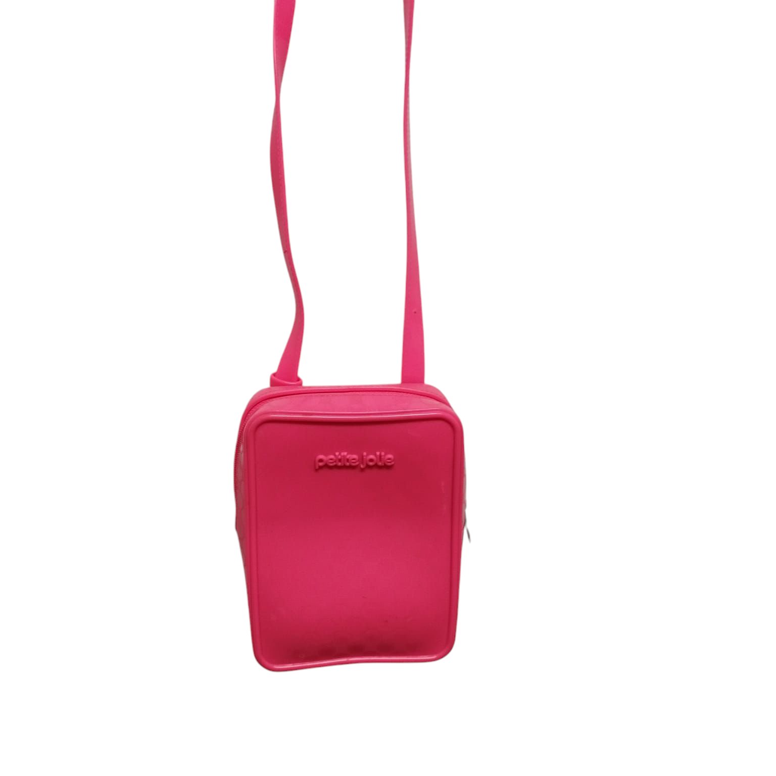 CARTERA PLASTICO FUCSIA PORTA CELULAR PETITE JOLIE