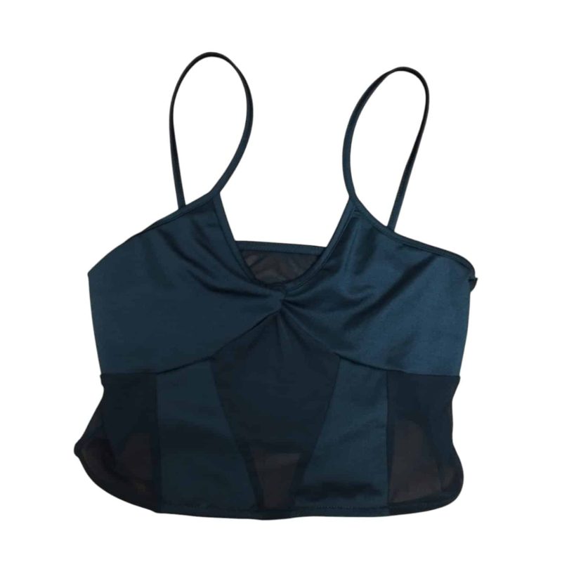 TOP NEGRO COMBINADO ALG C TUL  T XS AP
