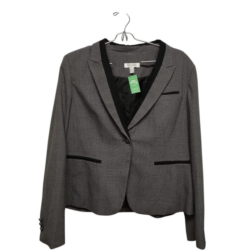 BLAZER CUADRILLE GRIS BORDES NEGRO LOLITA T XL
