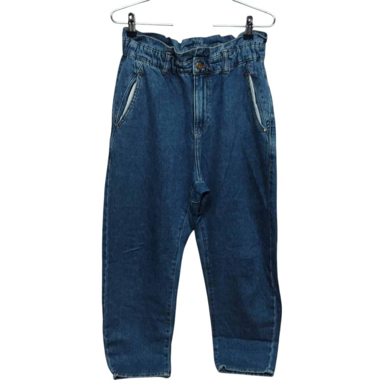 JEAN BAGGY AZUL ZARA T38 ELASTICO GT
