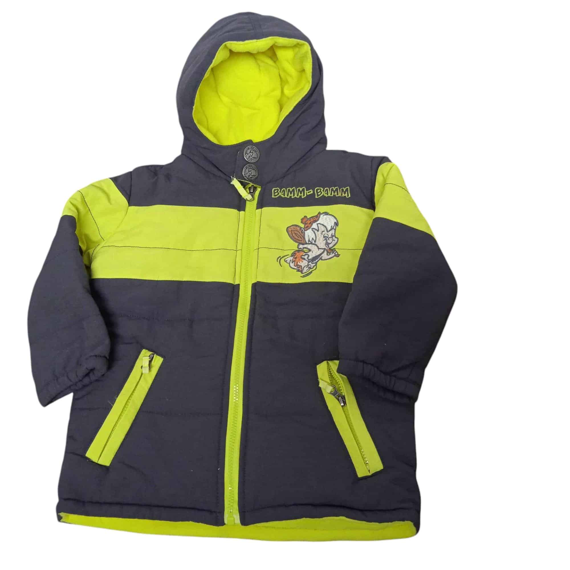 CAMPERA GRIS AMARILLO BAMM-BAMM CAVE KIDS T12M
