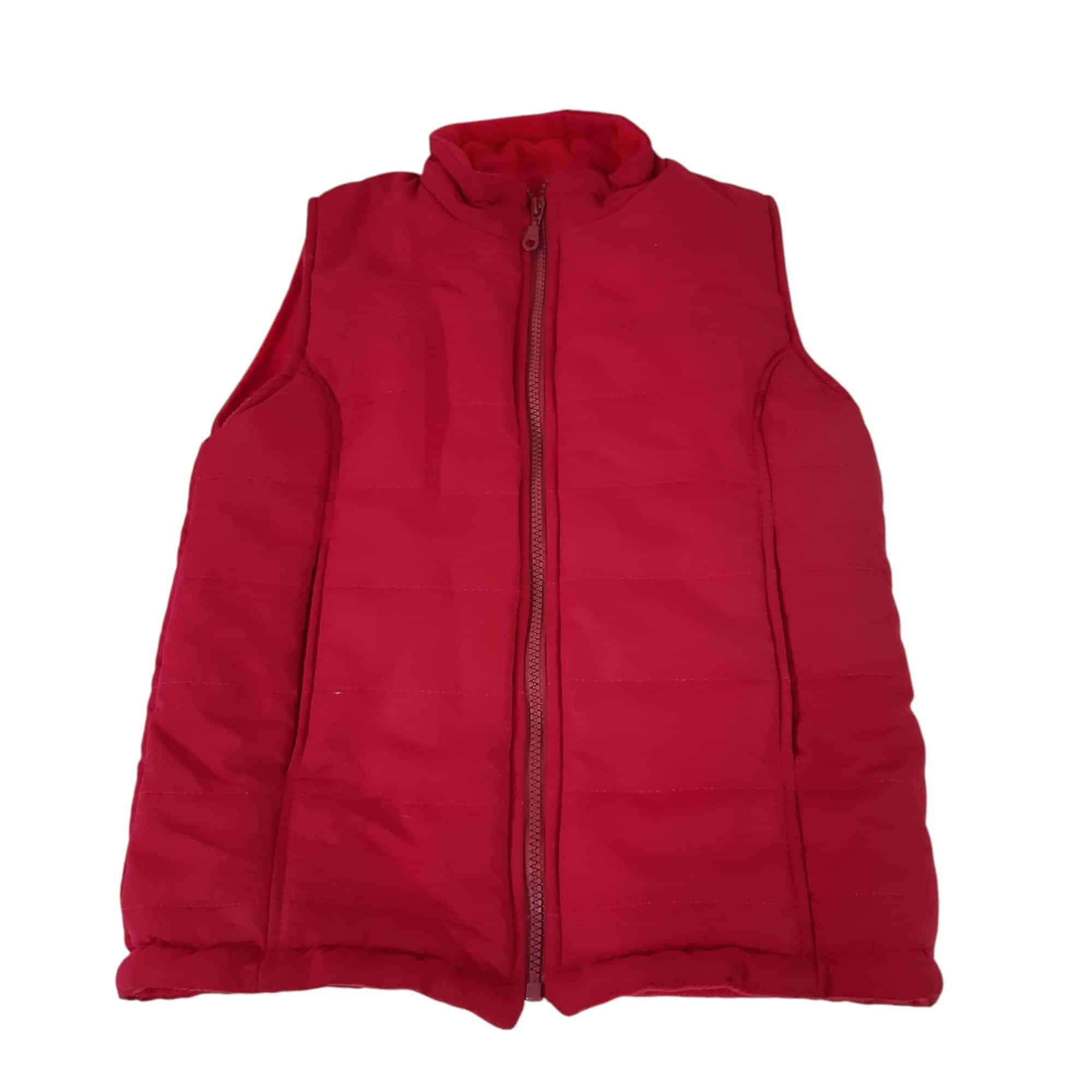 CHALECO REVERSIBLE ROJO POLAR S MARCA T10