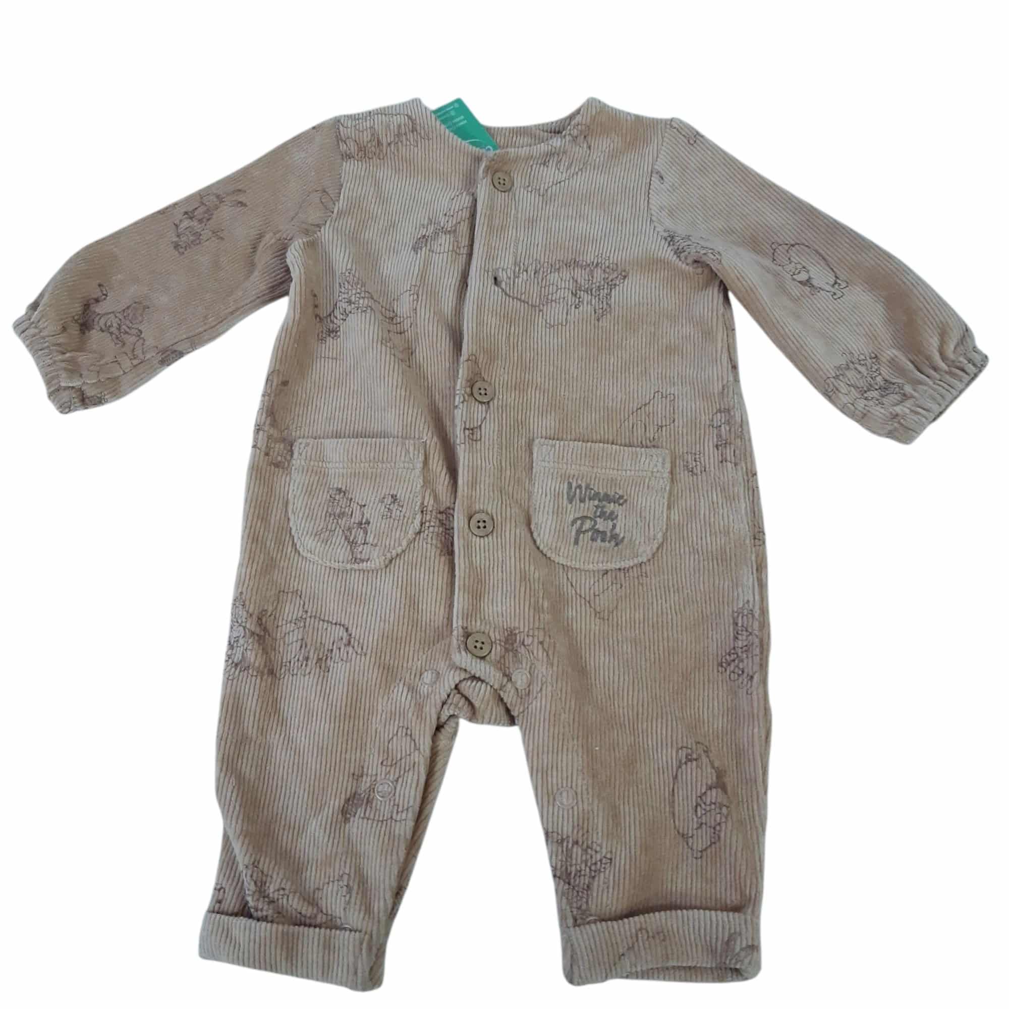 ENTERITO PRIMARK BEIGE POOH DISNEY 0/3M