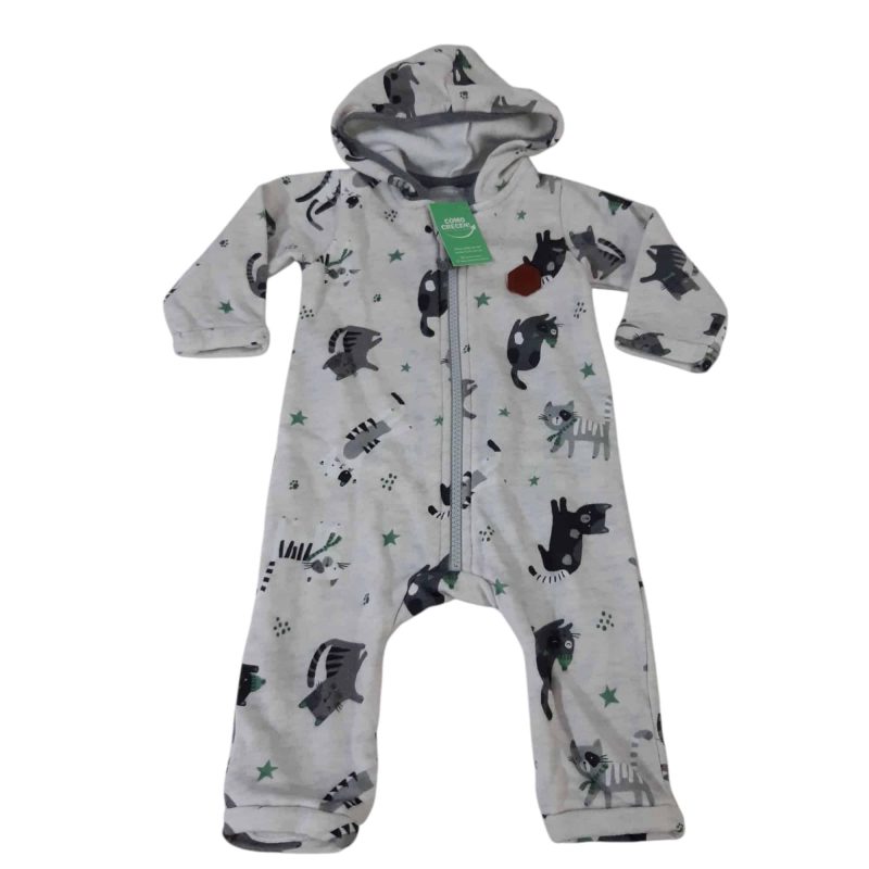 ENTERITO ALG BCO GRIS GATOS NEGRS MIMO TM 6/9M APRX