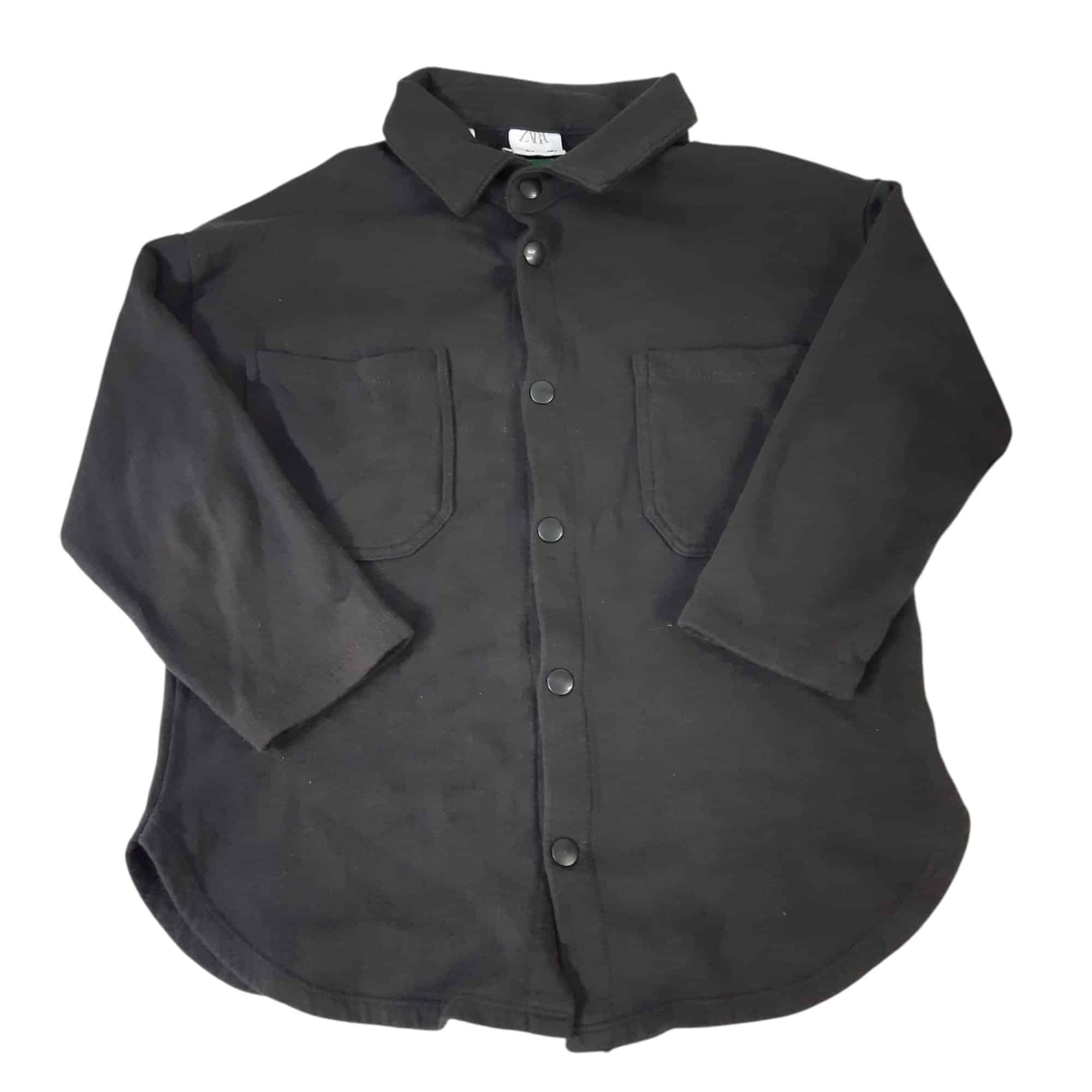 SOBRECAMISA ALG GRIS OSCURO ZARA T3/4