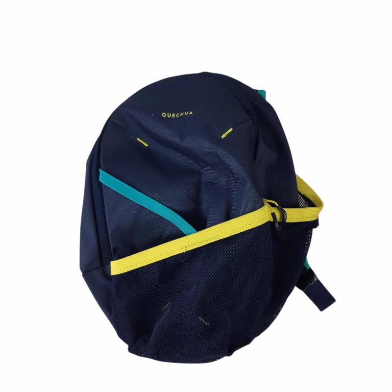 MOCHILA CHIQUITA AZUL AMARILLA QUECHUA