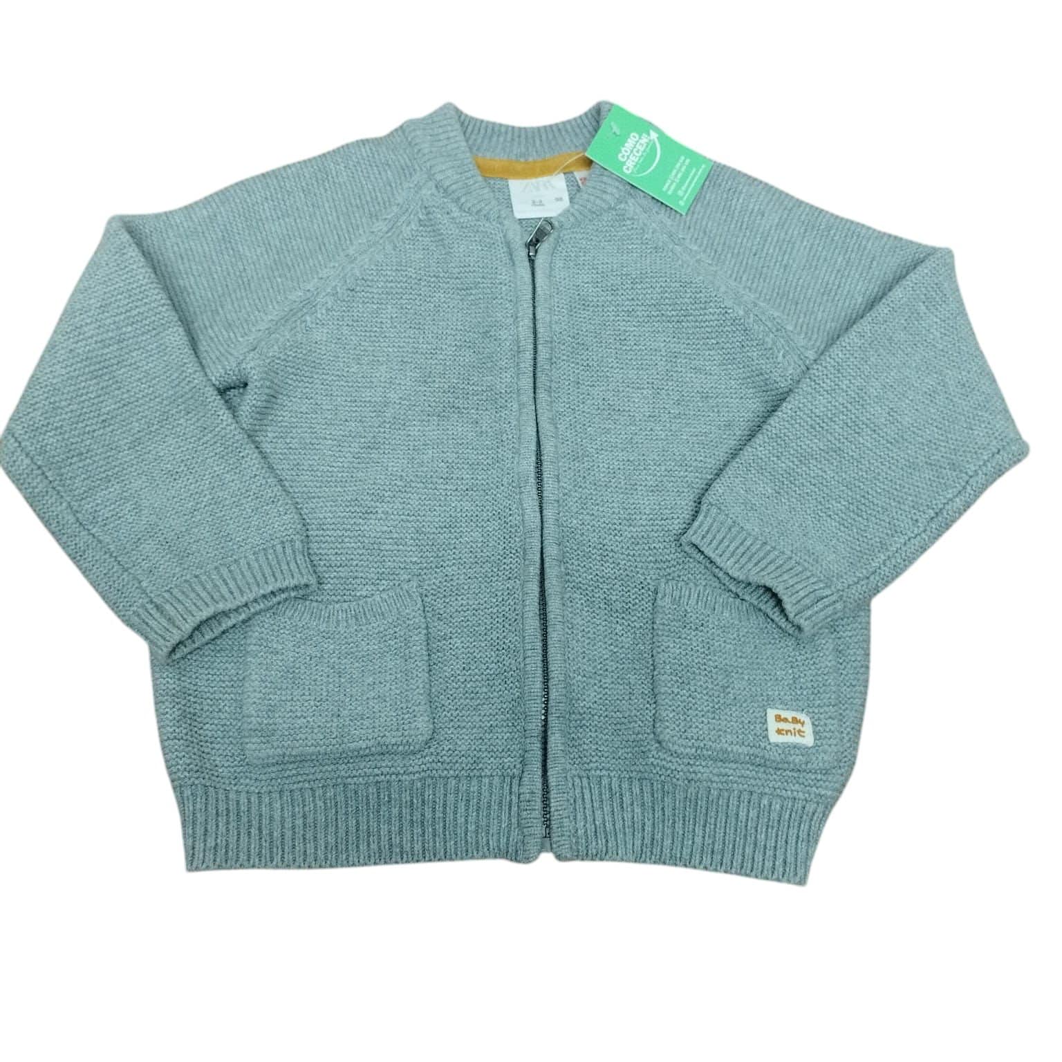 CAMPERA LANA GRIS ZARA T 2-3