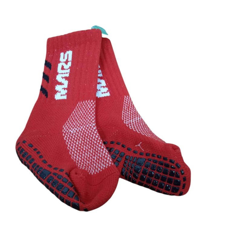 MEDIAS ROJO BCO NEGRO CON ANTIDESLIZANTE MARS T6-8- 26/28