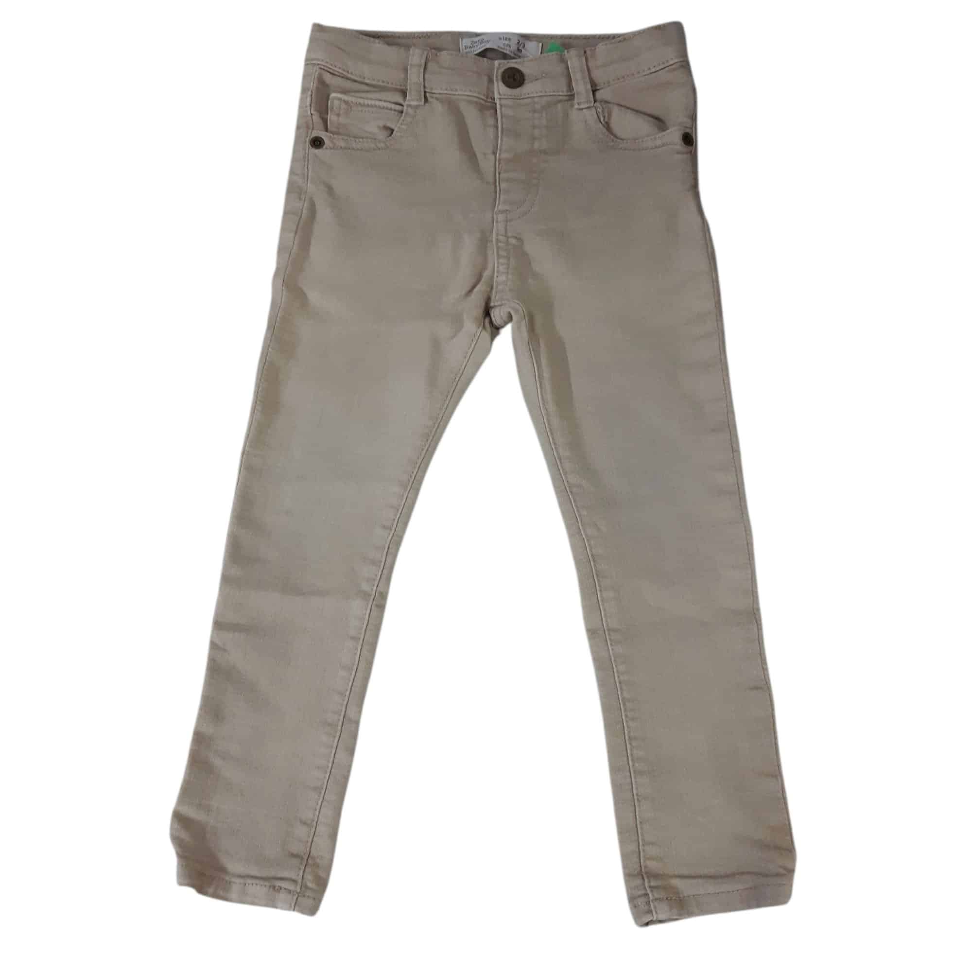 JEAN CHUPIN BEIGE ZARA T2/3