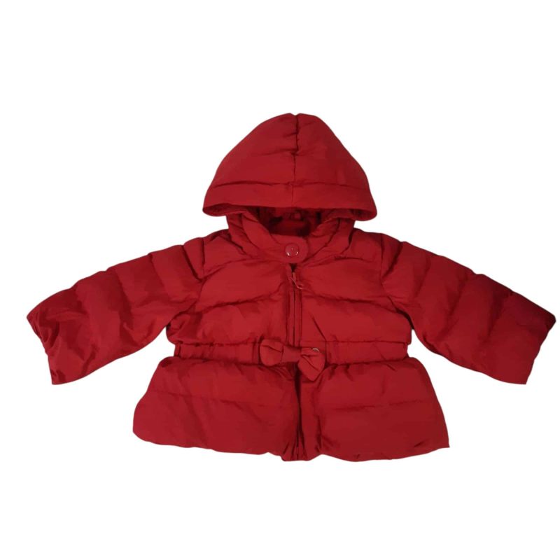CAMPERA ROJA INFLADITA MOÑA GAP 0/6M