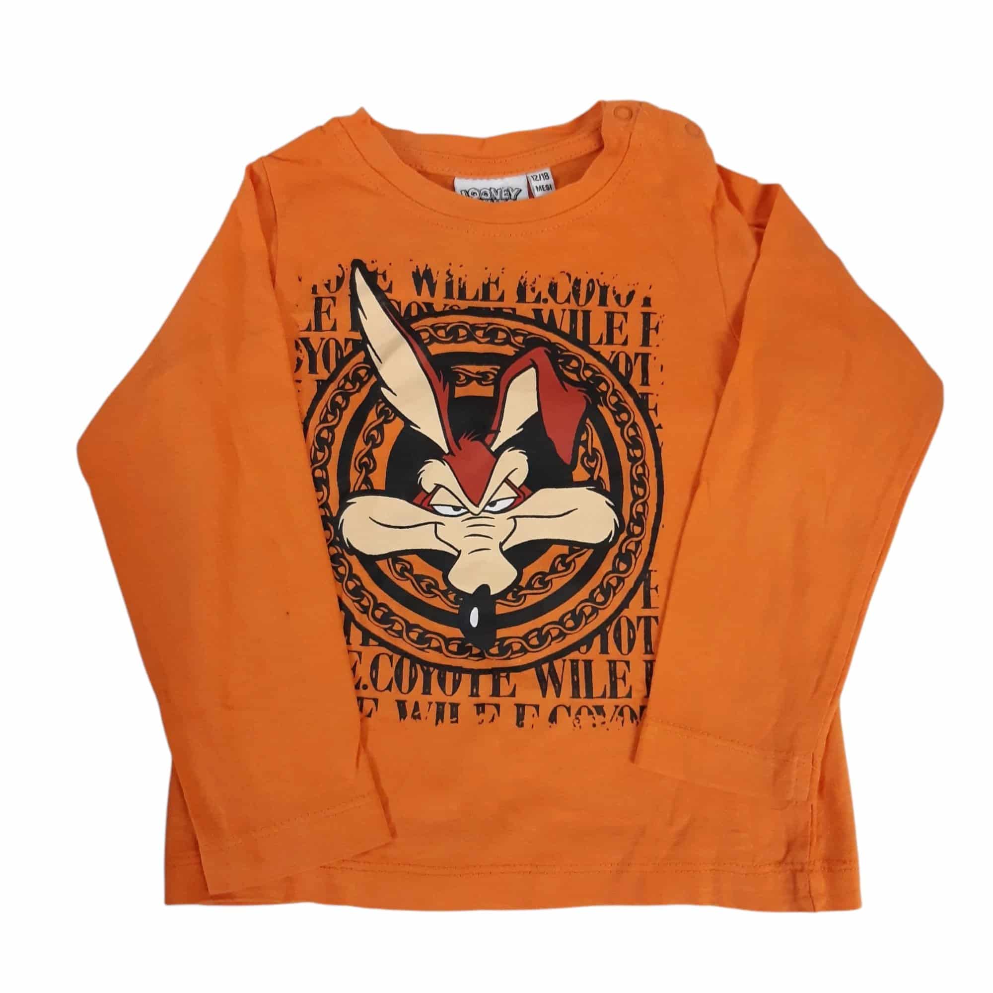 REMERA ALG NARANJA LOONEY TUNES T12/18M