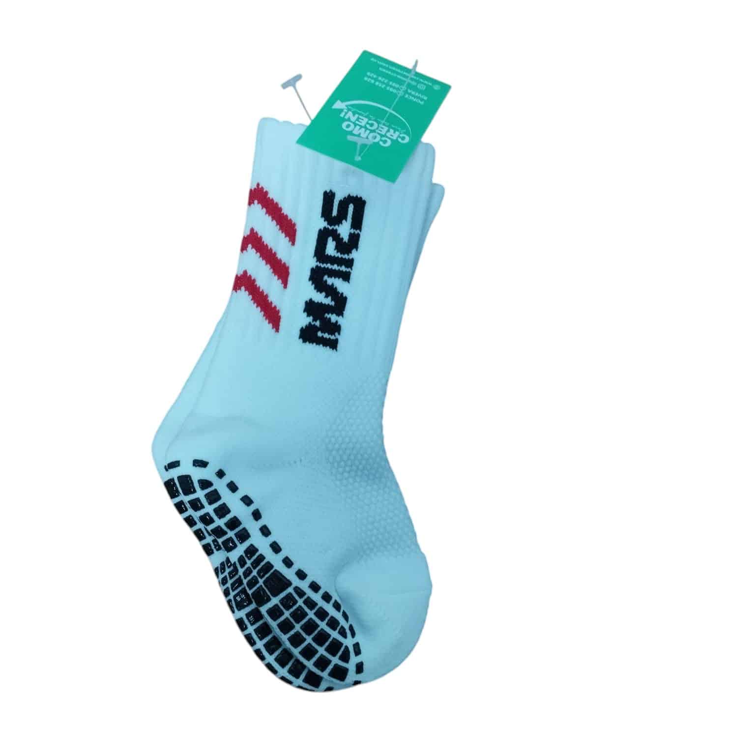 MEDIAS BCO NEGRO ROJO CON ANTIDESLIZANTE MARS T6-8