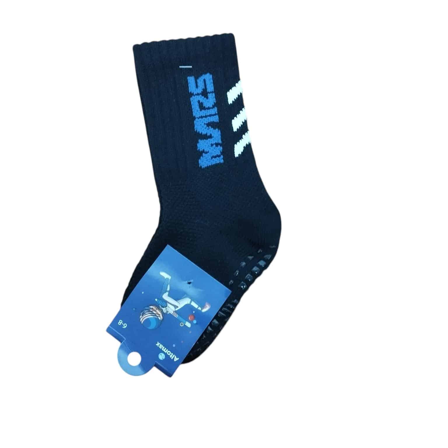 MEDIAS NEGRO AZUL BCO CON ANTIDESLIZANTE MARS T6-8 NUEVAS