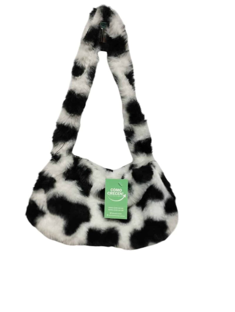 CARTERA BCO NEGRO ANIMAL PRINT