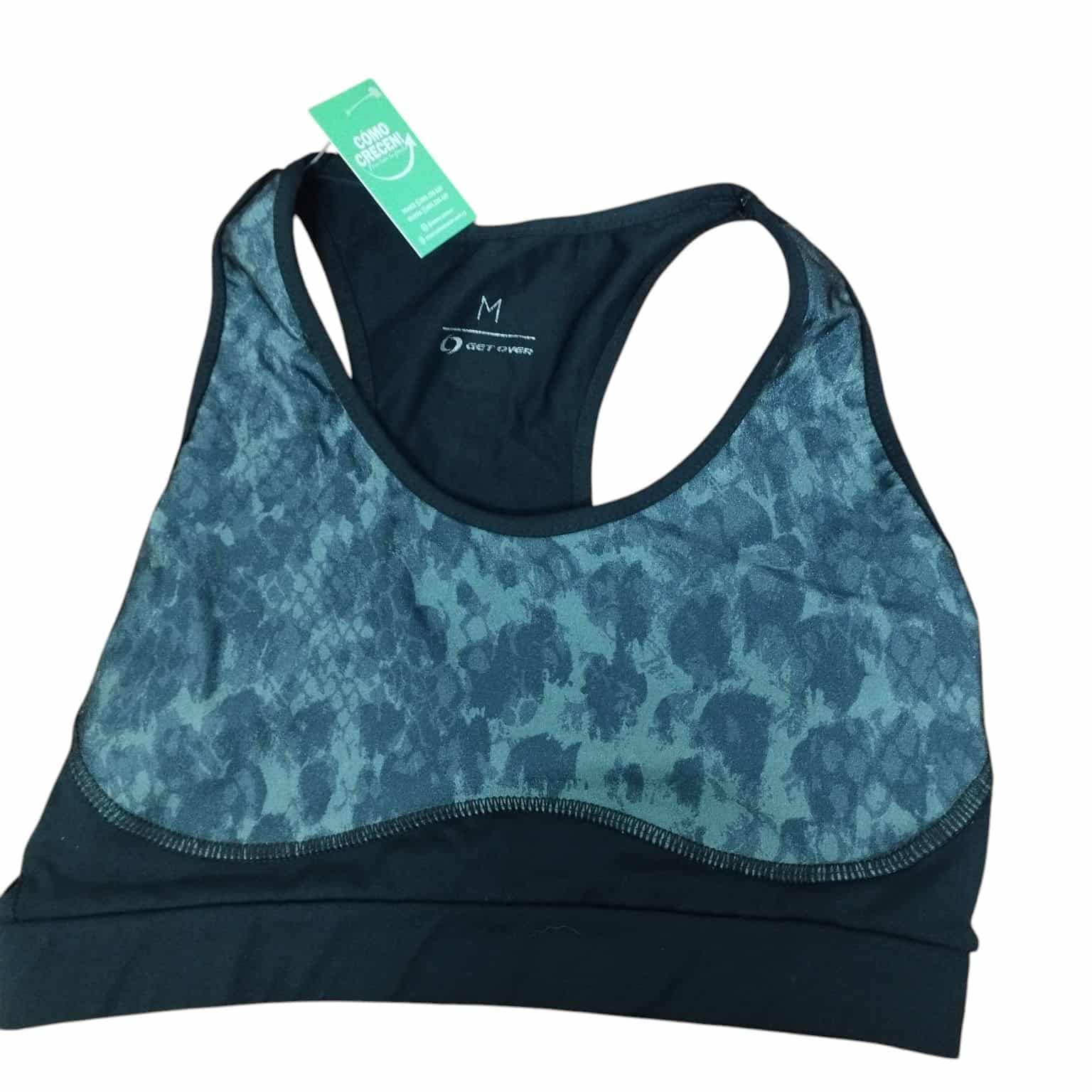 TOP DEPORTIVO NEGRO GRIS AZUL GET OVER T M