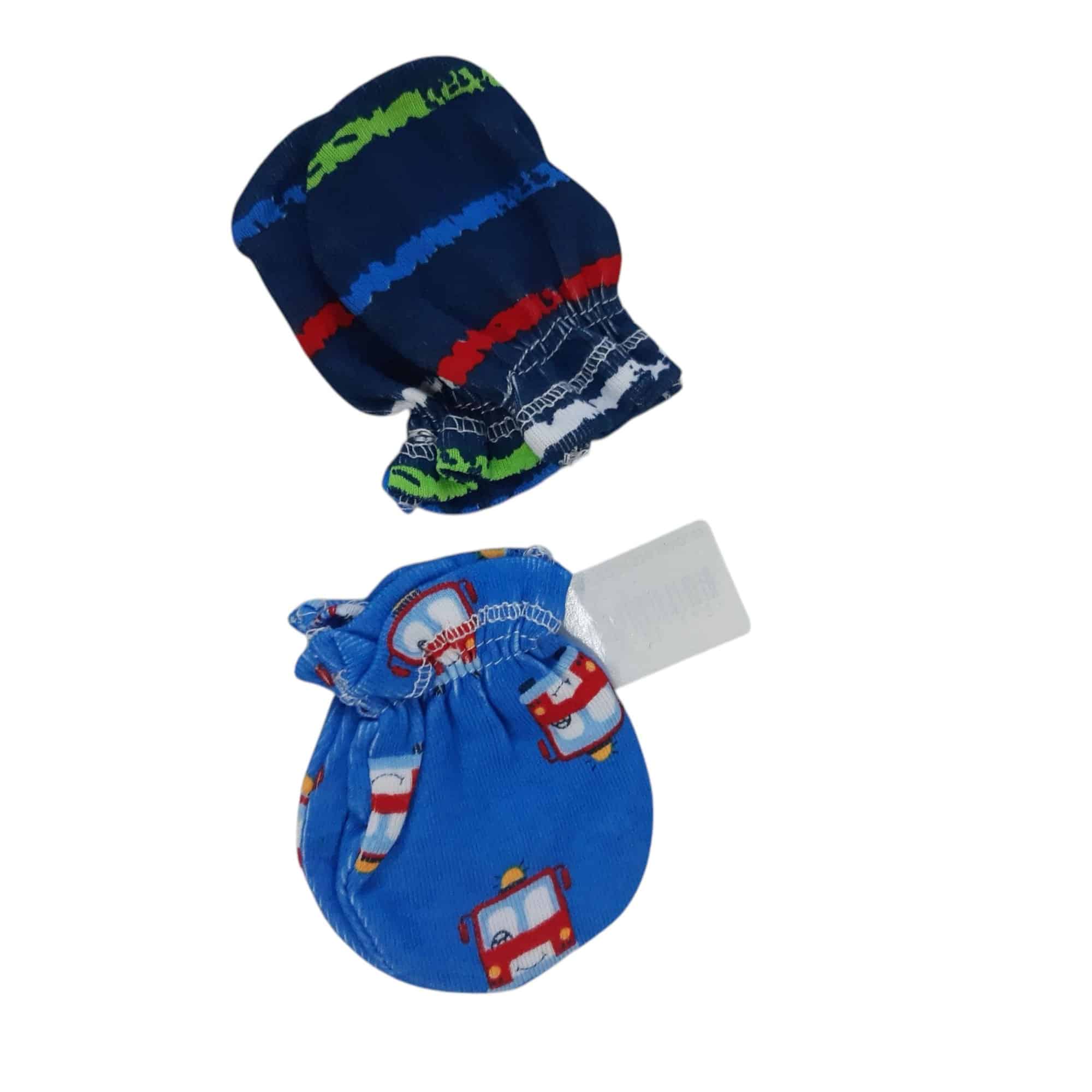 MITONES ALG X2 CELESTE /AZUL
