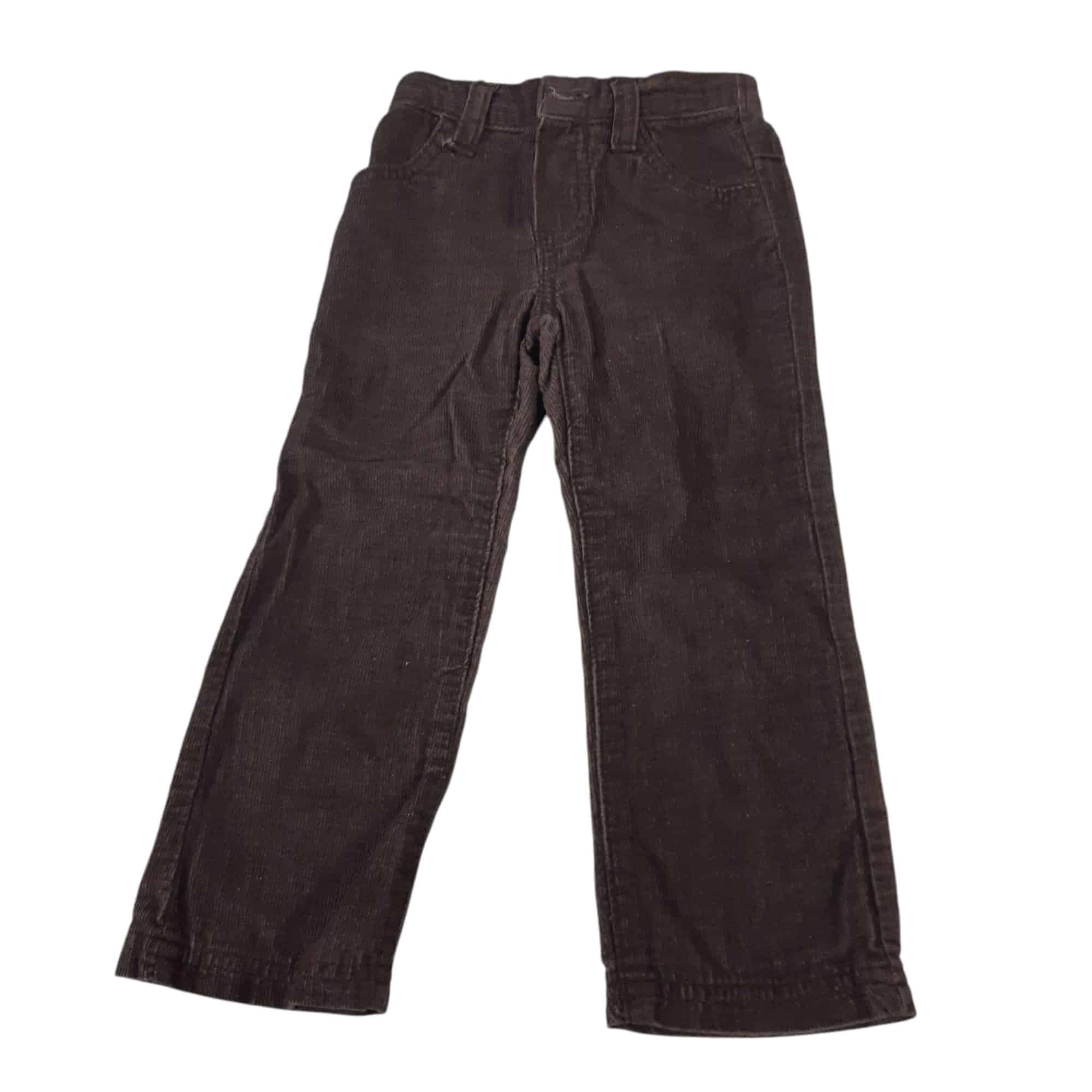PANTALON PANA MARRON T2