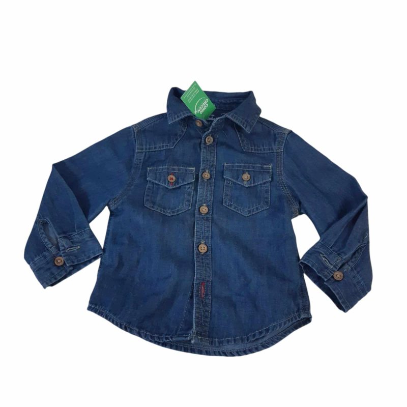 CAMISA JEAN BOLSILLOS REBEL 12/18M