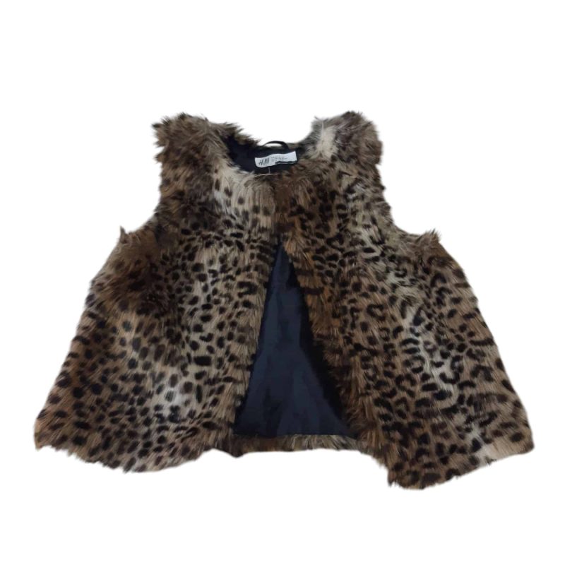 CHALECO PIEL LEOPARDO H&M T7/8